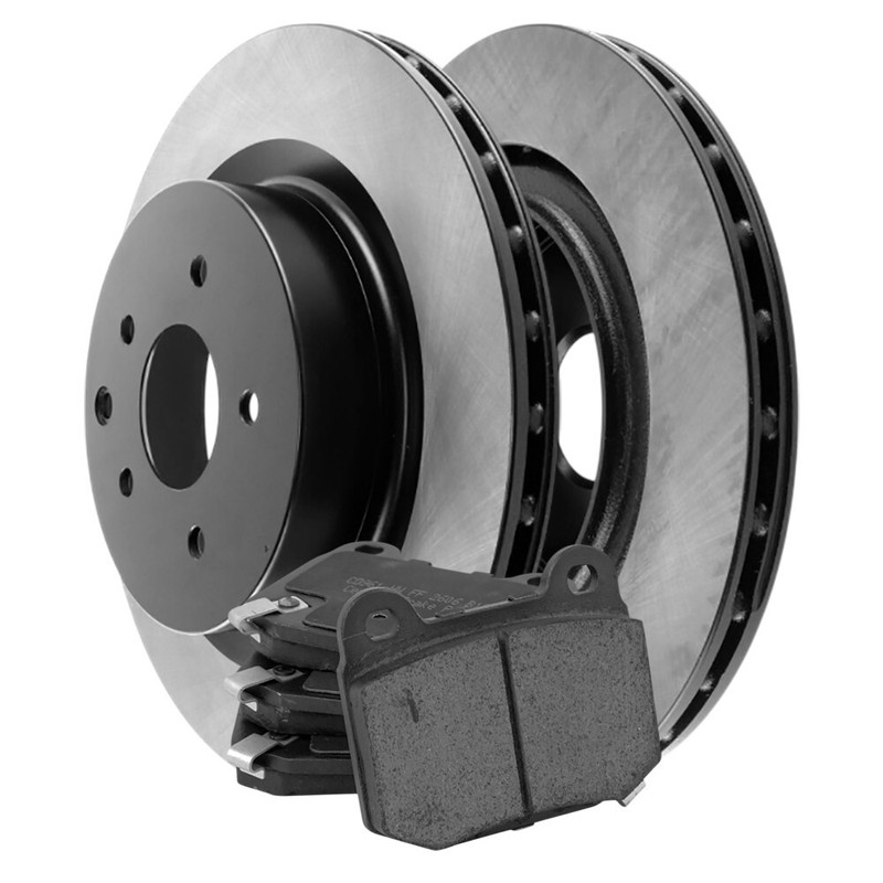 Rear Vented Brake Rotors & Ceramic Pads For Nissan 350Z 08-03; INFINITI G35 2004