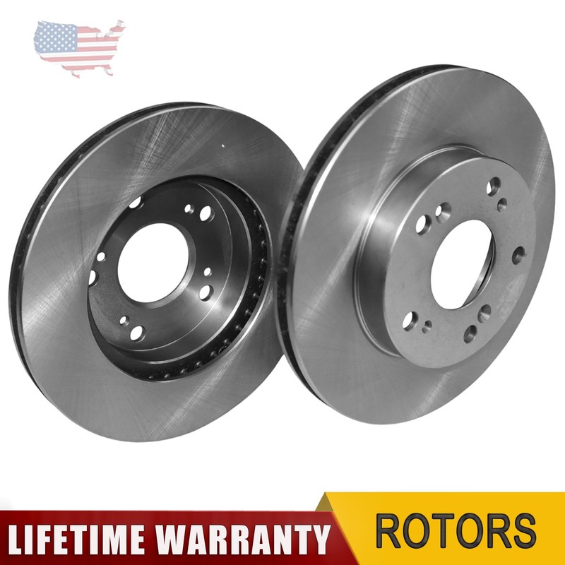 2Pcs Front Disc Brake Rotor for Honda Civic 2004-2011 CR-Z 2011-2015 Acura RSX