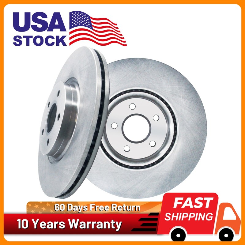 12.60”Front Disc Brake Rotors For Ford Escape Transit Connect Volvo S40 C70 V50