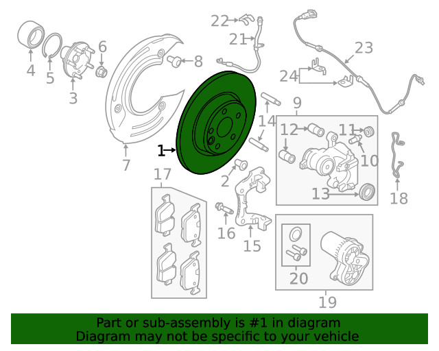 Genuine Land-Rover Rotor Front LR061388 gallery