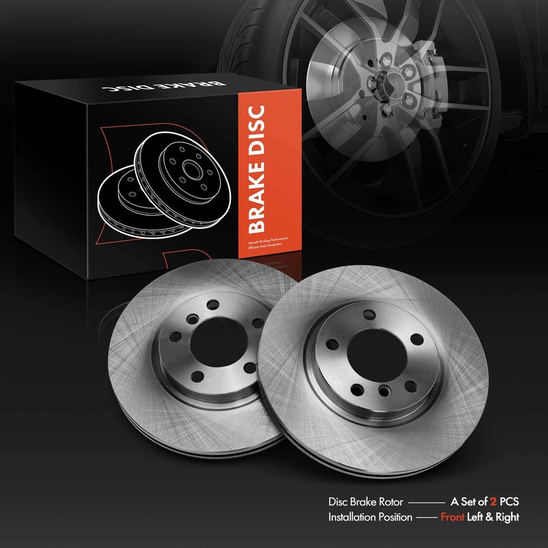 2Pcs Disc Brake Rotors for Mini Cooper Countryman 2011-2016 Front Left & Right gallery