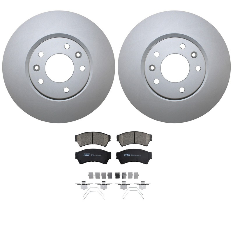 Front Brake Kit 299mm Rotors TRW Pro Ceramic Pads For Fusion MKZ Zephyr 6 Milan gallery