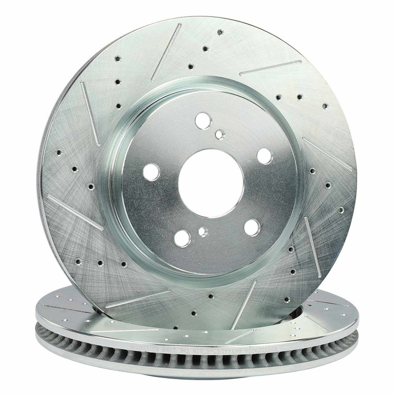 Brake Disc and Pad Kits 4-Wheel Set Front & Rear for Toyota Camry 2018-2021 gallery