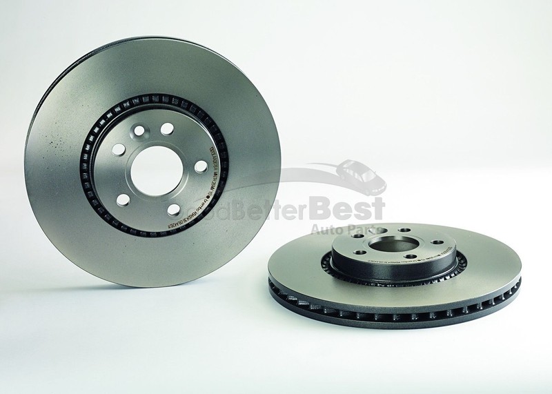 One New Brembo Disc Brake Rotor Front 09A42611 for Land Rover Volvo