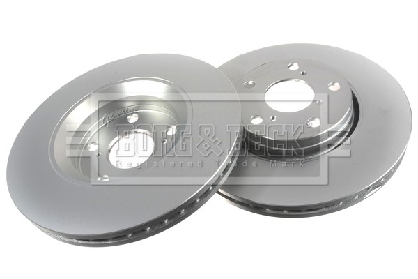 2x Brake Discs Pair Vented fits TOYOTA AVENSIS ZRT270 1.6 Front 09 to 18 1ZR-FAE gallery