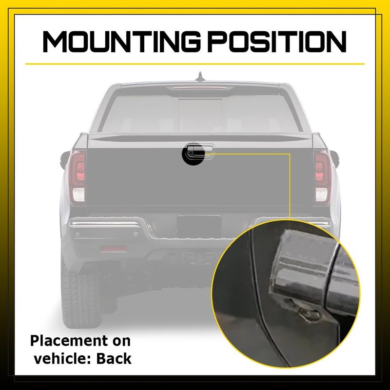 1-10 Rearview Parking Reverse Camera 39530-T6Z-A01 Fit 2017-2018 Honda Ridgeline gallery