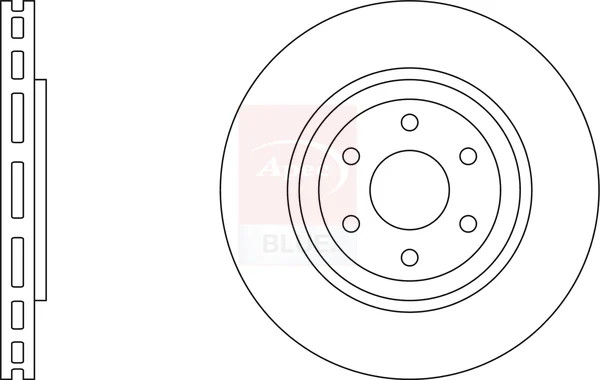 2x Brake Discs Pair Vented fits NISSAN PATHFINDER R51 3.0D Front 2010 on V9X Set