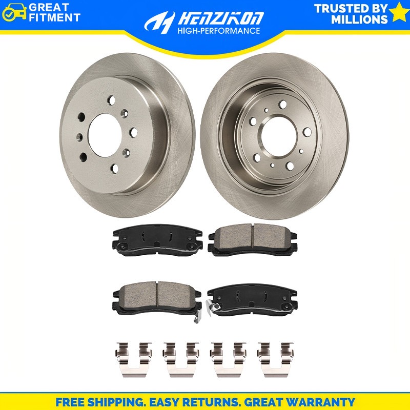 Rear Disc Rotors Brake Pads for Chevy Impala Monte Carlo Buick Allure LaCrosse