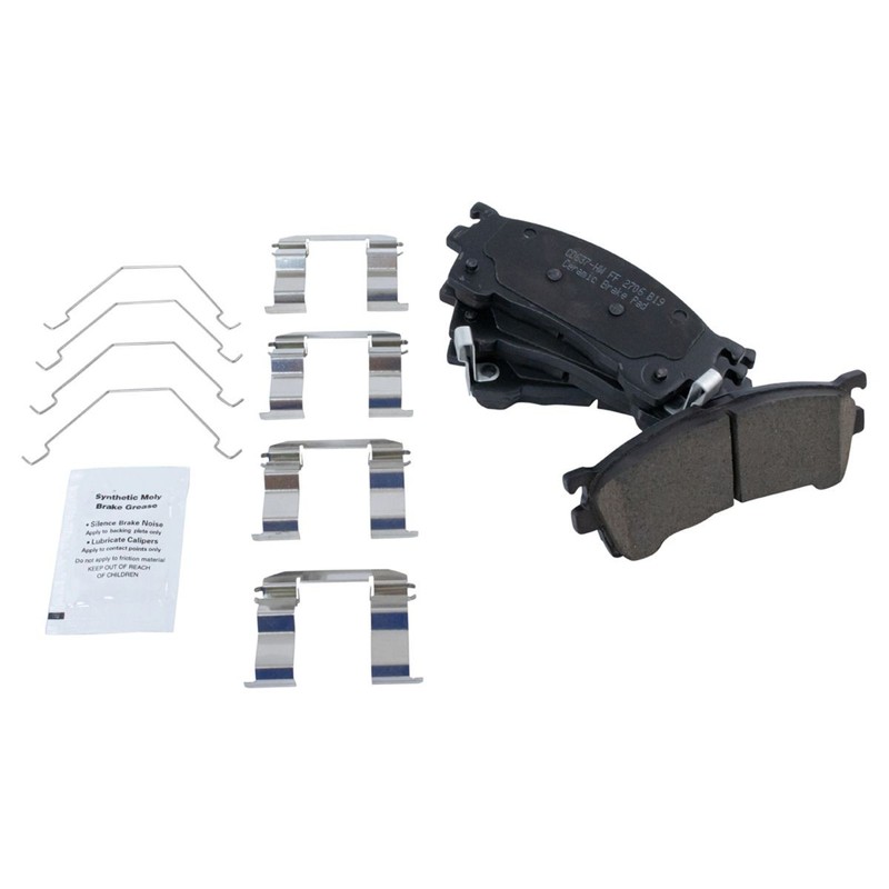 TRQ Front Brake Pad & Rotor Kit Brake Rotor For 1999-2000 Mazda Protege gallery