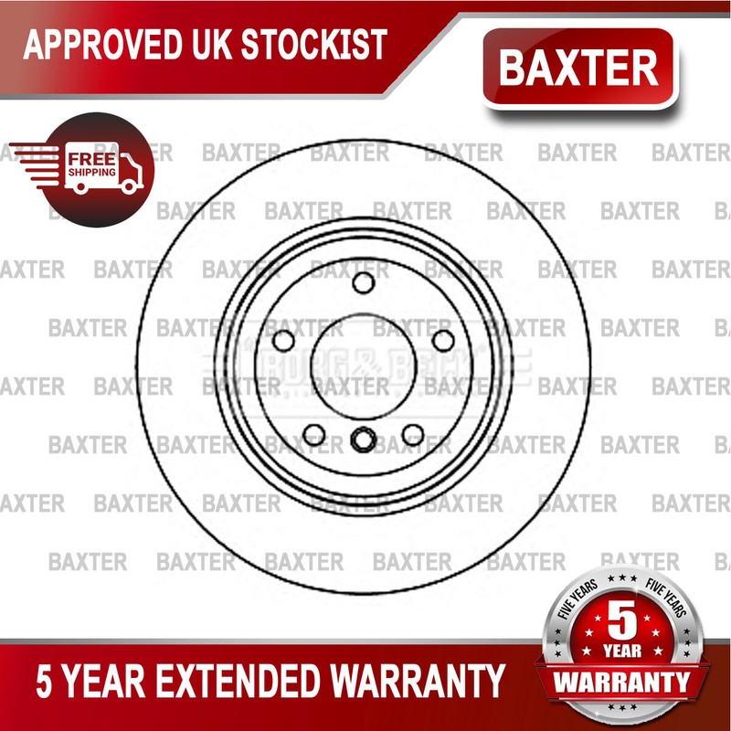 Fits BMW 1 Series 2006-2011 2.0 D 3.0 Baxter Rear 1x Brake Disc 34216795755