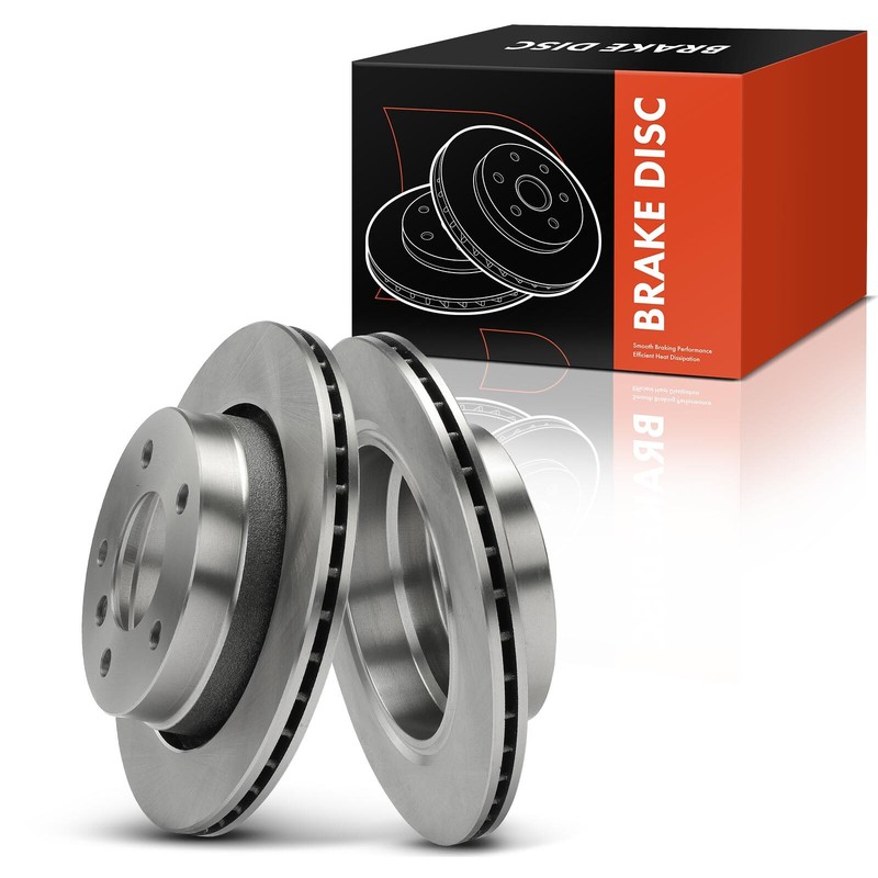 2pcs Rear Left & Right Vented Disc Brake Rotor for BMW E46 E36 320i 323i 328i