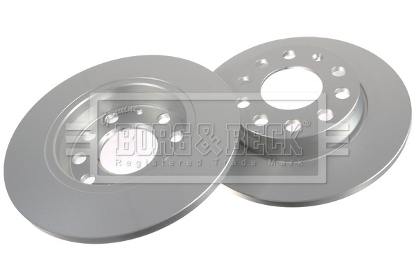 2x Brake Discs Pair Solid Rear 255mm BBD4284 Borg & Beck Set 8E0615301AA Quality gallery