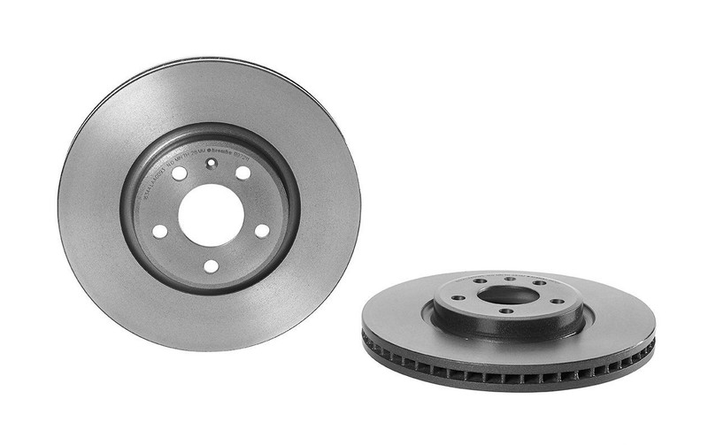 Brembo 09.B972.11 UV Coated Pillar Vented Front Brake Rotor AUDI/AUDI…