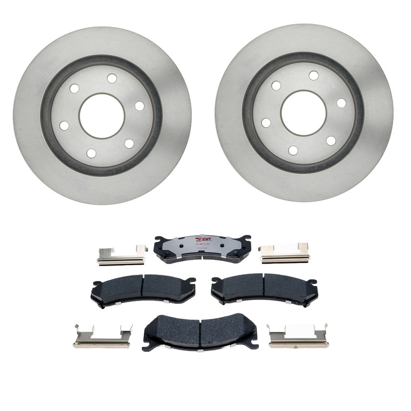 For 99-06 Chevy Silverado GMC Sierra 1500 Brake Pads Disc Rotors Raybestos Front gallery