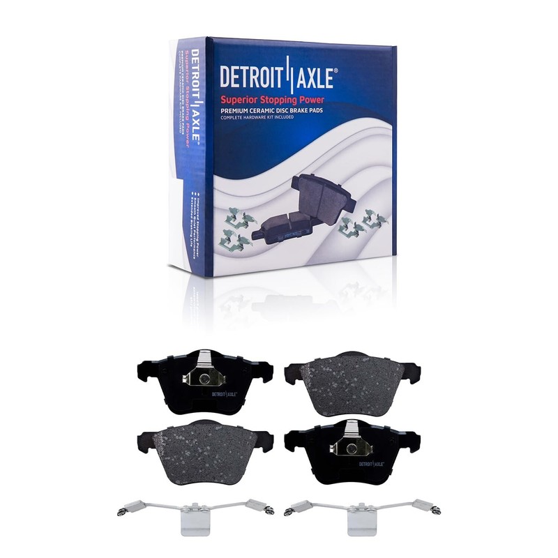 13.23'' Front Drilled Rotors and Ceramic Brake Pads for 2003 - 2014 Volvo XC90 gallery
