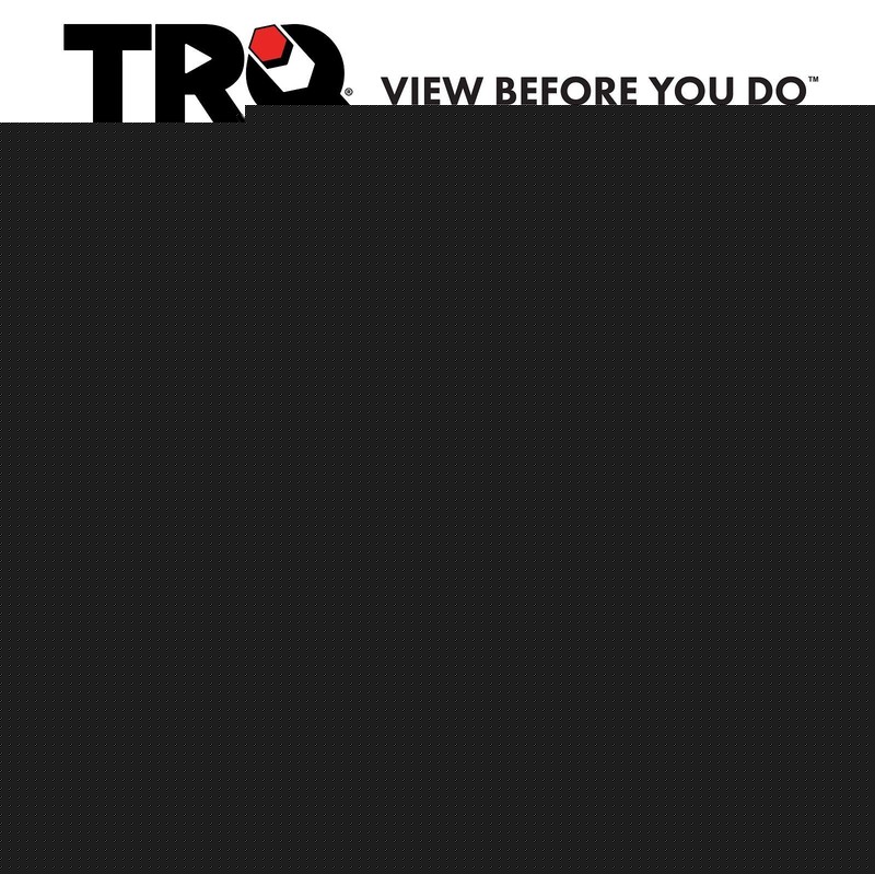 TRQ Performance Drilled Slotted Brake Rotor & Ceramic Pad Front Kit