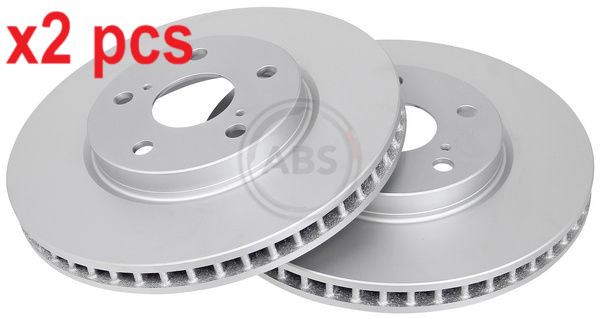 X2 PCS L&R SIDES FITS LEXUS IS II 250 BRAKE DISC 17898 A.B.S.