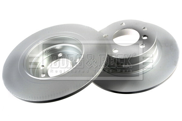 Premium Borg & Beck BBD4466 BMW 1 3 2x Brake Disk, Rear Axle Left Right set gallery