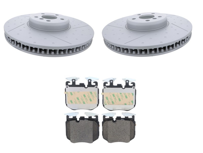 Custom Kit – Zimmermann Front Vented Disc Brake Rotors and Pads For BMW