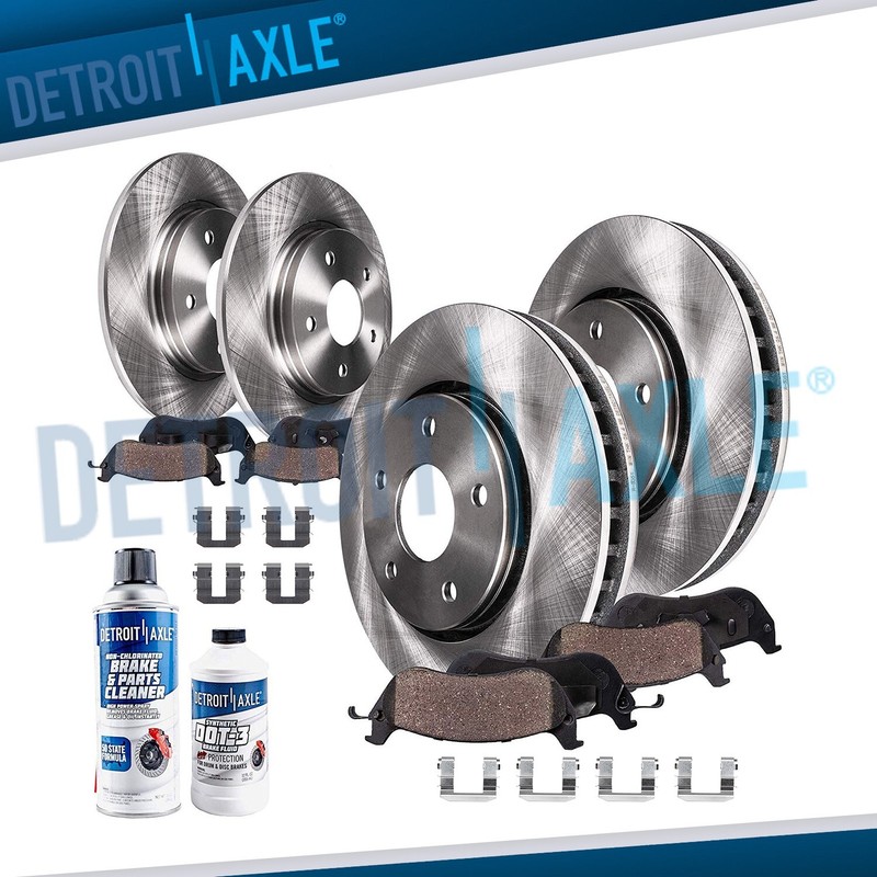 Front Rear Brake Rotors + Brake Pads for 2009 - 2012 Hyundai Elantra Touring