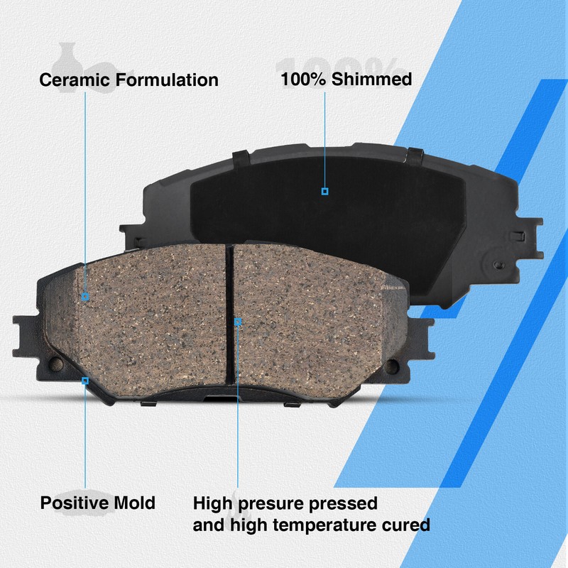 315mm Rear Drilled Rotor + Ceramic Brake Pads for 2012 2013-2016 Buick LaCrosse gallery