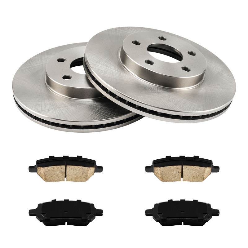 Front Rotor & Pads Kit Fits Chevrolet Cobalt 2007-2010 Pontiac G5 2007-2009 gallery