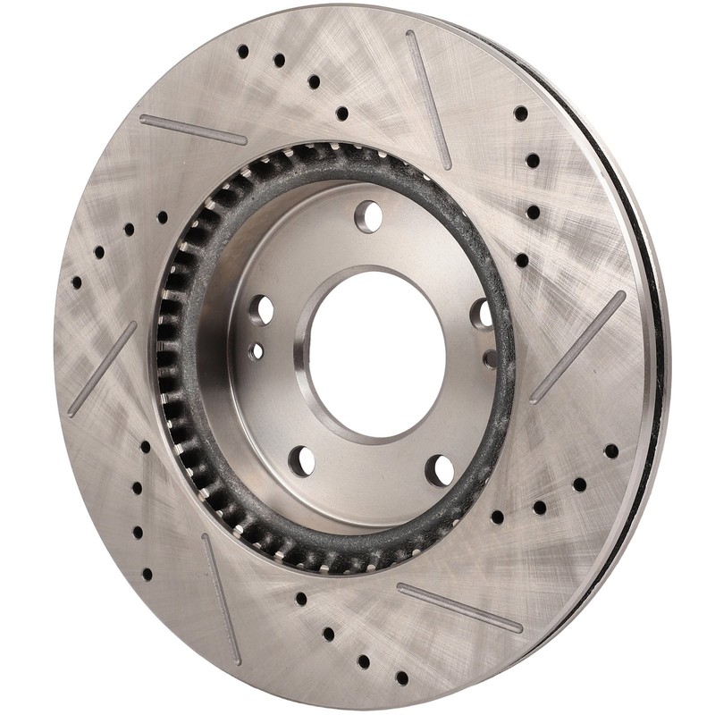 2X For Kia Seltos 2021-2022 For Kia Soul 2014-2022 Front Soltted Brake Rotors gallery
