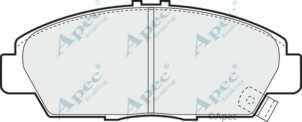Front Brake Discs and Pads Set FOR HONDA PRELUDE V 2.0 97->00 BB Apec gallery