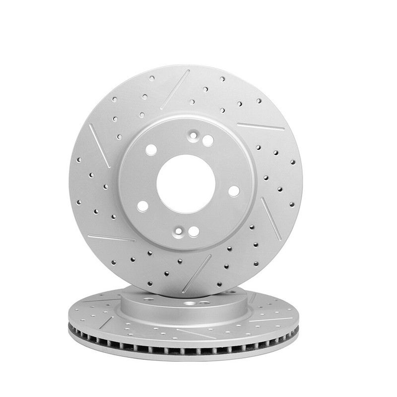 For Hyundai Elantra Veloster Kia Forte Soul 4PCS Front & Rear Brake Disc Rotors gallery