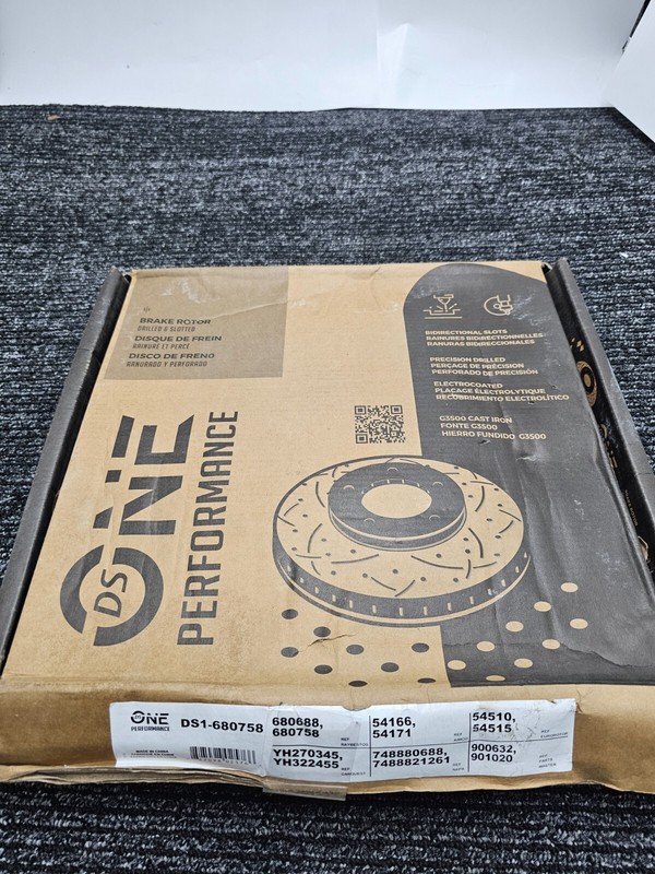 DS ONE DS1-680758 Brake Rotor Drilled Slotted For Ford Explorer Taurus Flex gallery