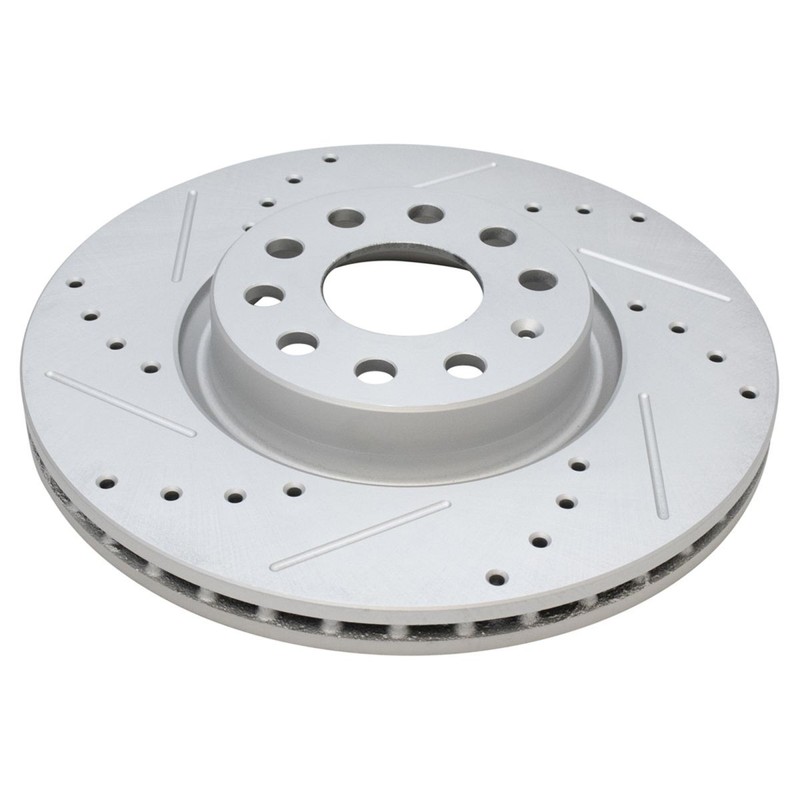 TRQ Performance Front Brake Pad & Rotor Kit Fits 2011 Audi A3 gallery