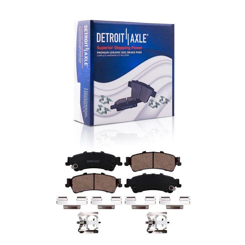 Front & Rear Drilled Rotor + Ceramic Brake Pad for Chevy Astro GMC Safari Yukon gallery
