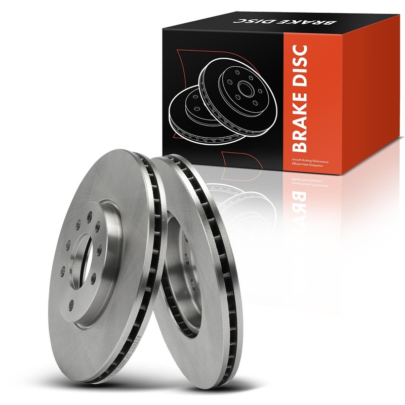 2Pcs Front Side Disc Brake Rotors for Saab 9-5 Saturn L300 2001-2005 LW200 LW300