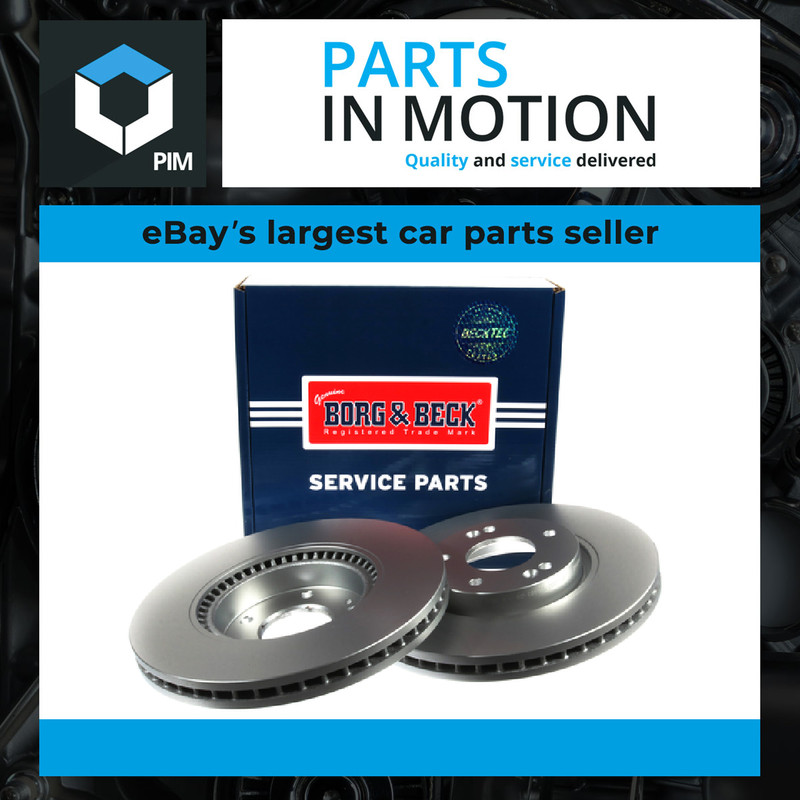 2x Brake Discs Pair Vented fits HYUNDAI ix35 Front 10 to 15 300mm Set B&B New