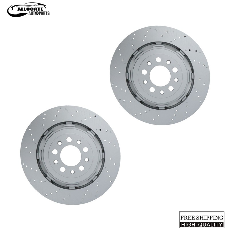 Front Rear Brake Rotors Fits For 2017-24 Alfa Romeo Giulia Stelvio Quadrifoglio gallery