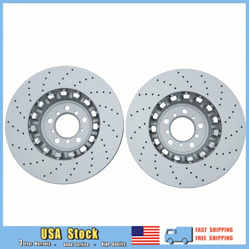 Set of 2 Front 380mm Brake Disc Rotors Fits 2015-2020 BMW F80 F87 F82 M2 M3 M4