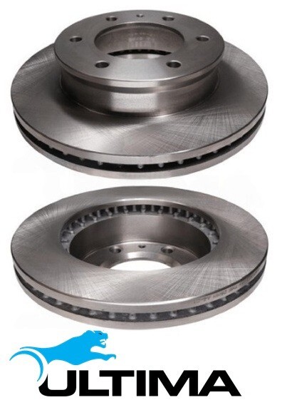 ULTIMA FRONT VENTED DISC BRAKE ROTORS FOR MAZDA BT50 UN WEAT 3.0L I4 OD 288.5MM