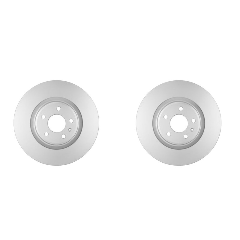 Hella Pair Set Front 338mm Disc Brake Rotors For A4 A5 A6 Quattro Q5 Sportback