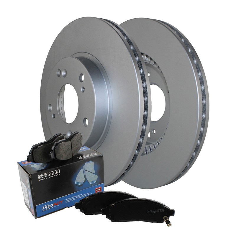 Front Brake Kit 282mm Rotors & Akebono Ceramic Pads For ILX Accord Civic Element