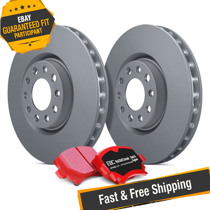 EBC S12KF1264 Stage 12 Light Signature Plain Front Brake Kit for 07-13 Mazda 3