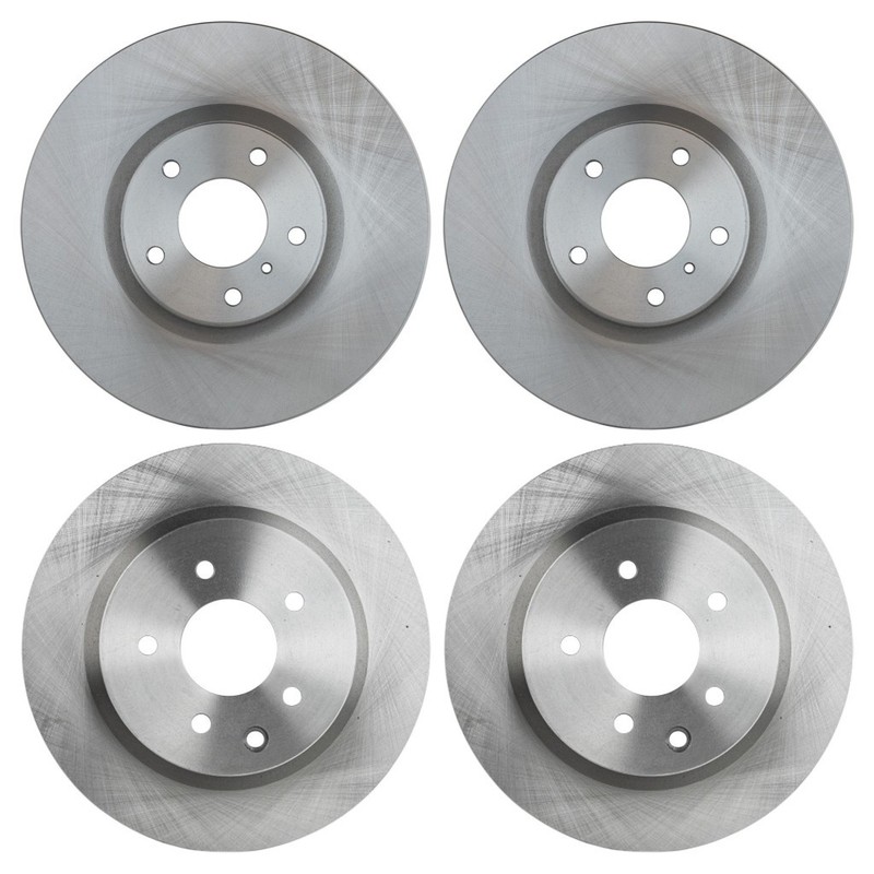 SureStop Brake Disc For Infiniti EX37 2013 Front and Rear 4-Wheel Set 40206CA010