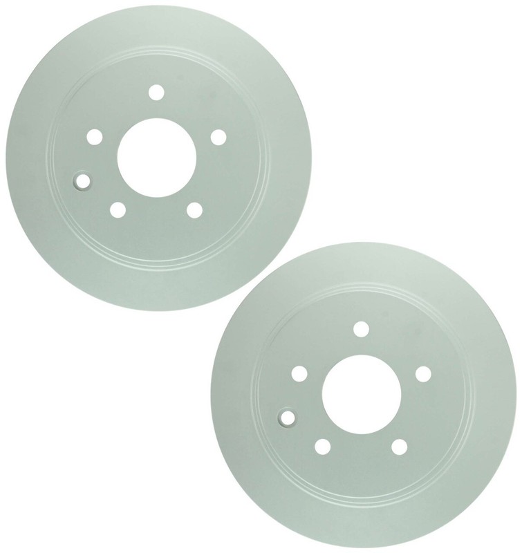 Bosch QuietCast Set 2 Rear 291mm Disc Brake Rotors For Altima Juke Maxima Sentra