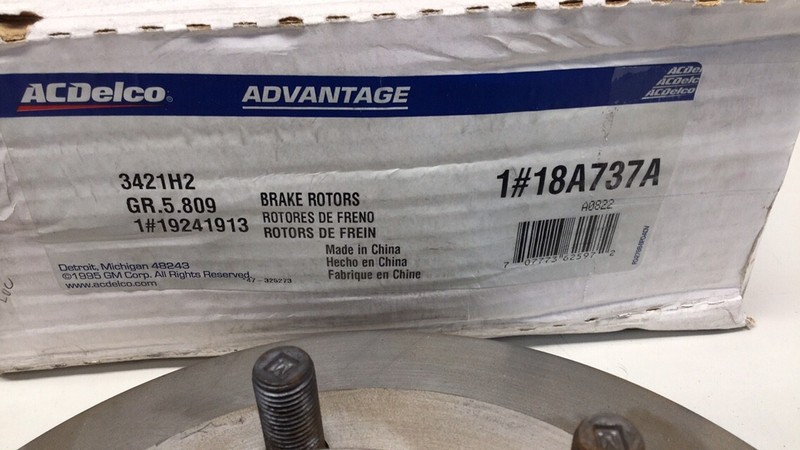 ACDelco 18A737A Disc Brake Rotor and Hub Assembly-Non-Coated GM 19241913 gallery