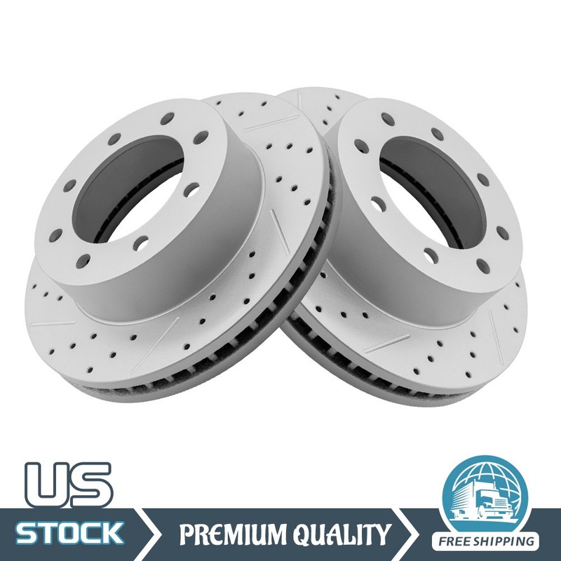 4WD/AWD Front Disc Brake Rotors for 2010-2012 Ford F-250 F-350 F-450 Super Duty