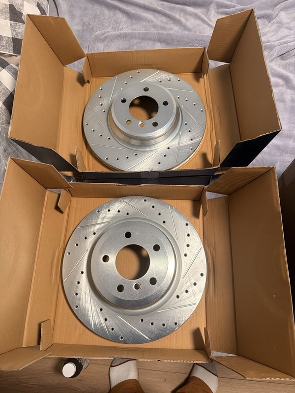 BMW Brake Rotors Upgrade New 348mm x 30mm 336mm x 22mm (Front & Rear)