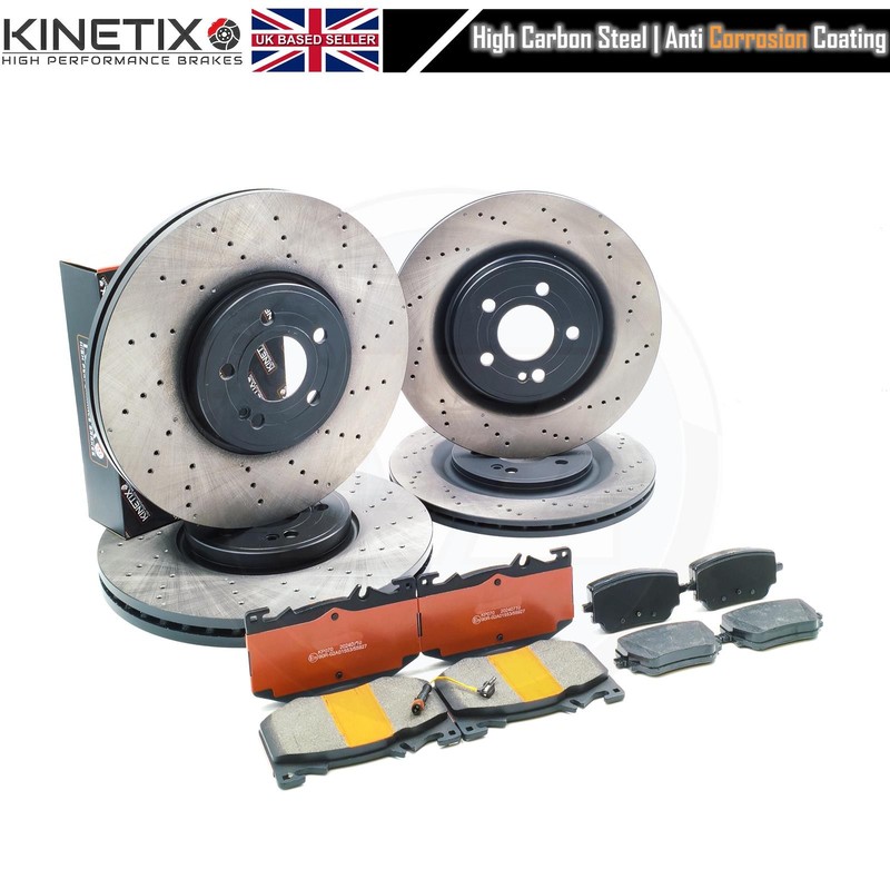 FOR MERCEDES CLA35 GLA35 GLB35 AMG 2019- FRONT REAR BRAKE DISCS PADS 350mm 330mm gallery