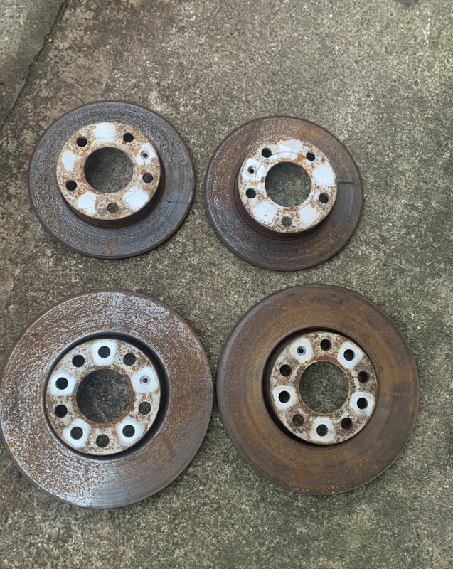 AUDI FRONT And REAR BRAKE DISCS A4 B6 B7