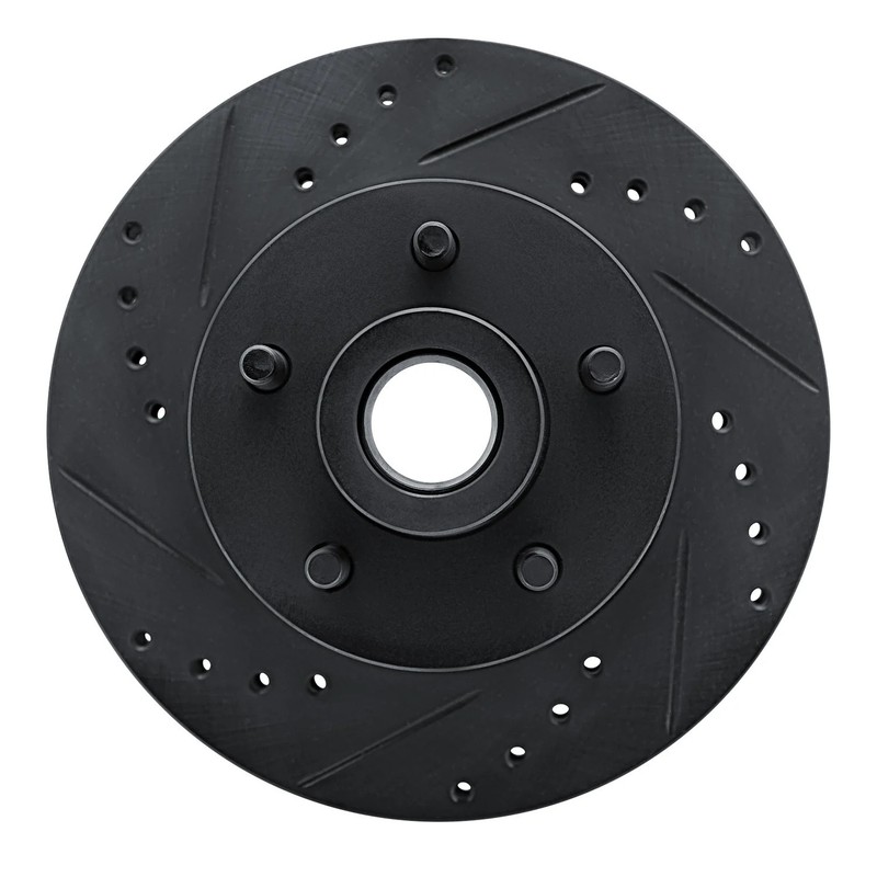 For Ford Gran Torino 72-73 Brake Rotor eLINE Drilled & Slotted 1-Piece Front