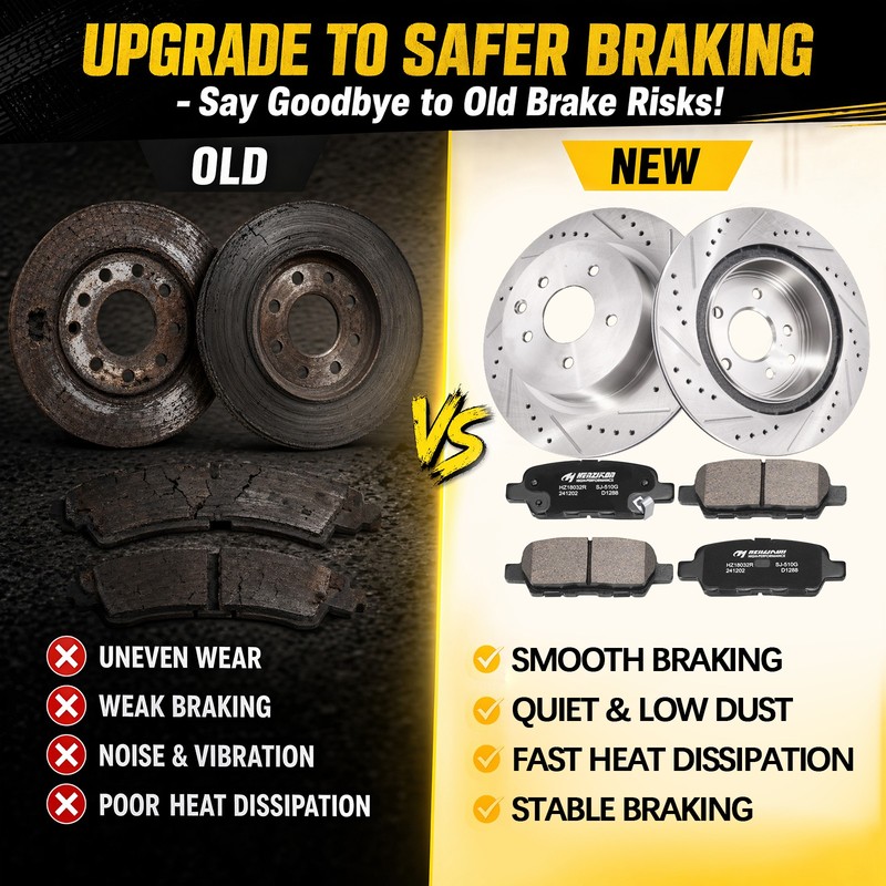Front Rear Rotors Brake Pads for Infiniti G35 G37 EX35 M35 M45 Nissan 370Z 350Z gallery