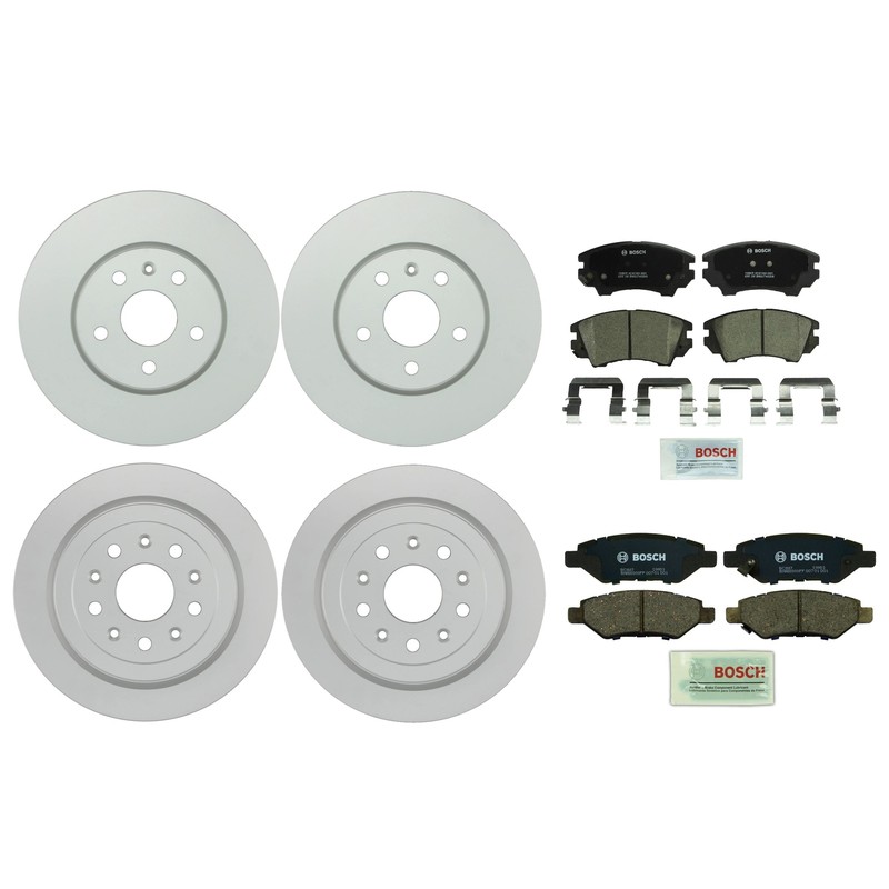Bosch Front 321mm & Rear 315mm Brake Kit Disc Rotors Pads For Chevy Camaro 3.6